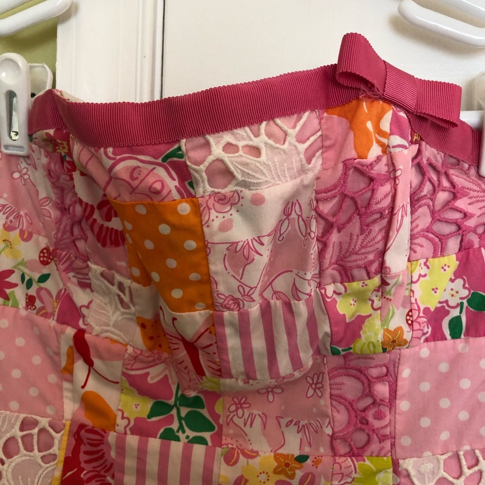 Lilly Pulitzer Sewn Patchwork Strapless Dress - image 2